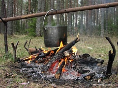 Еда в походе. Варим суп